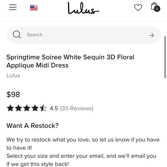 Lulus Springtime Soiree White Sequin 3D Floral Applique Midi Dress - Picture 3 of 7